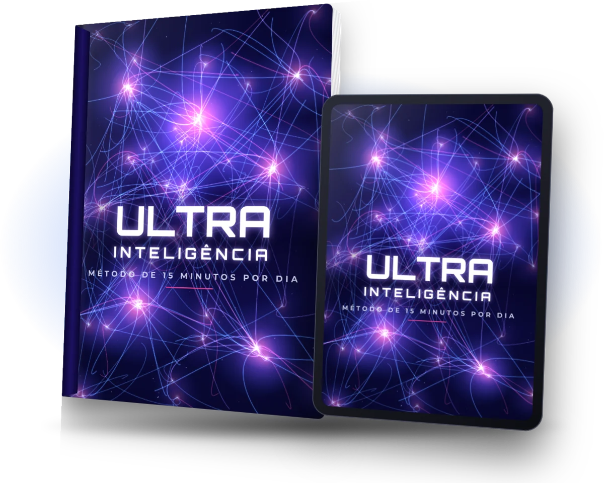 Guia Ultra Inteligência em livro e tablet